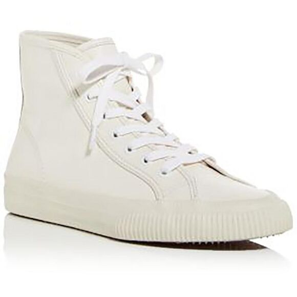 RE/DONE Womens 90s High Top White Canvas High-Top Sneakers. - Picture 1 of 4